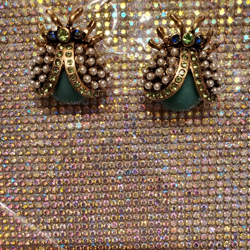 Mini Beetle Earrings